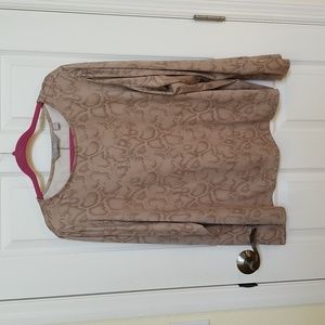 2 piece snake print set